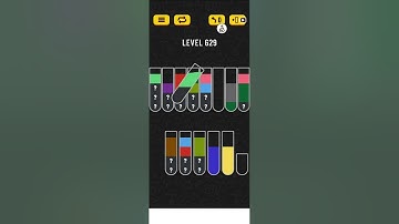 Water sort puzzle level 629