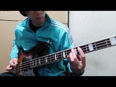 涼宮ハルヒの憂鬱　The Melancholy of Haruhi Suzumiya　OP主題歌　／　Super Driver　テレビ版　／　平野綾　【ベース弾いてみた】　MVI 2574