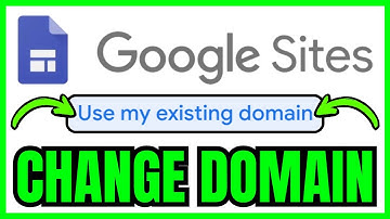 How To CHANGE DOMAIN NAME In Google Sites (QUICK & EASY) 2025