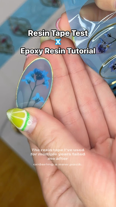 Testing different resin tapes so you don’t have to! #tutorial #resintape #test
