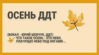 ДДТ - Что Такое Осень (ДДТ & Юрий Шевчук)