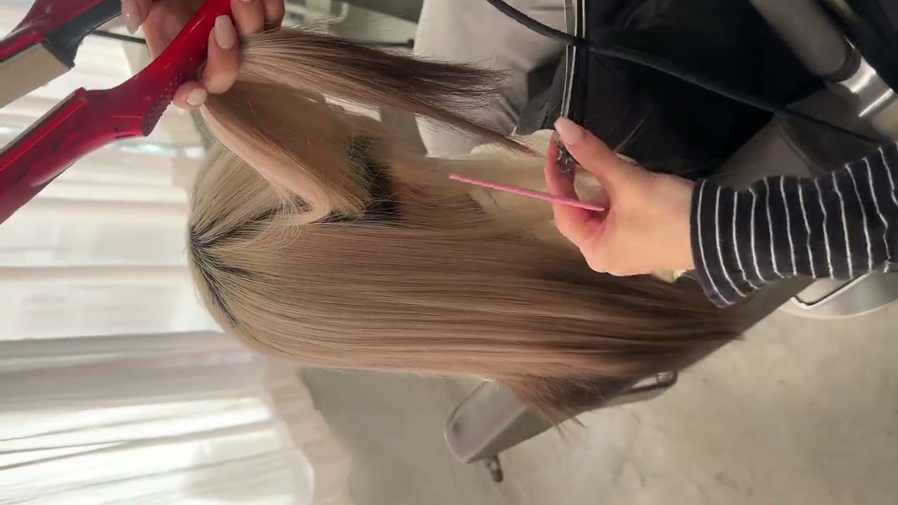 トリートンメント後のアイロンのコツ