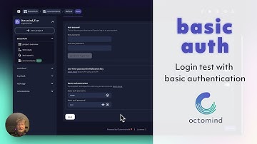Logging in with basic authentication with Octomind testing tool