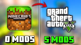 Turn Minecraft PE into GTA 5 with These 5 Epic Mods! screenshot 3