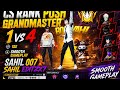 CS rank push grandmaster loby 🤯|| smooth gameplay with 1vs4 #freefirevideo #ise1v4 #FFVIDEO #music 