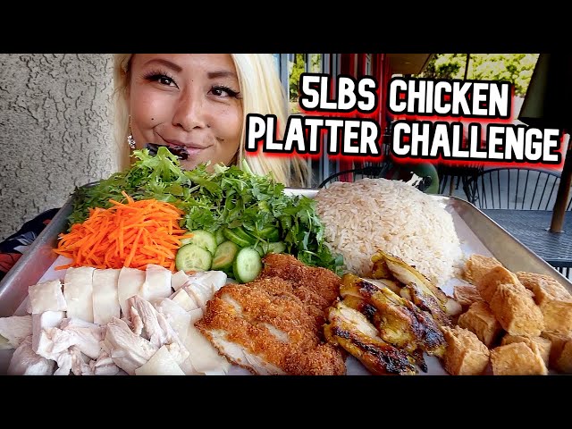 5LB CHICKEN PLATTER CHALLENGE from Chicken Meets Rice in Santa