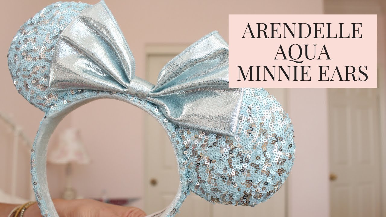 Arendelle Aqua Minnie Ears Disneyland Youtube