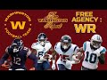 Washington 🏈 Report LIVE!  |  Washington Football Team Free Agency:  Wide Receiver