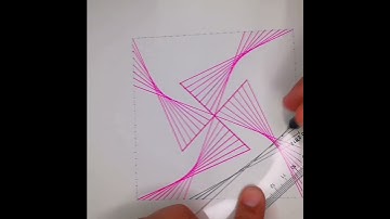 draw geometric patterns || Easy  pattern drawing _  geometric || zentangle #geometricpattern #short