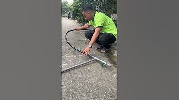 Cách để kết nối ống LDPE 25mm với ống PVC 27mm