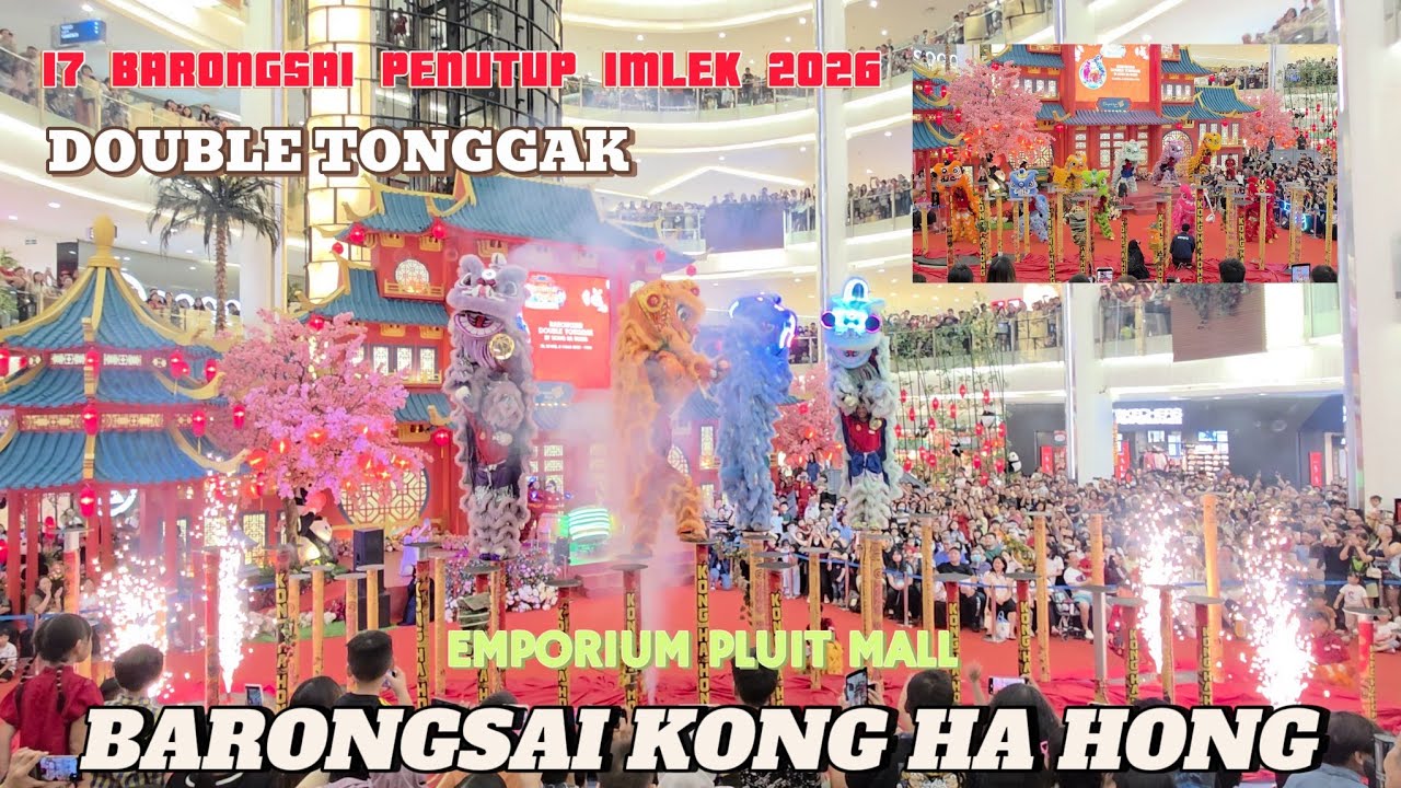 CNY 2026 | DOUBLE TONGGAK BARONGSAI KONG HA HONG | AMAZING 17 BARONGSAI DANCE EMPORIUM PLUIT MALL