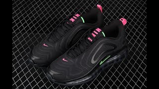 Air Max 720 Black Hyper Pink Scream Green CQ4614-001