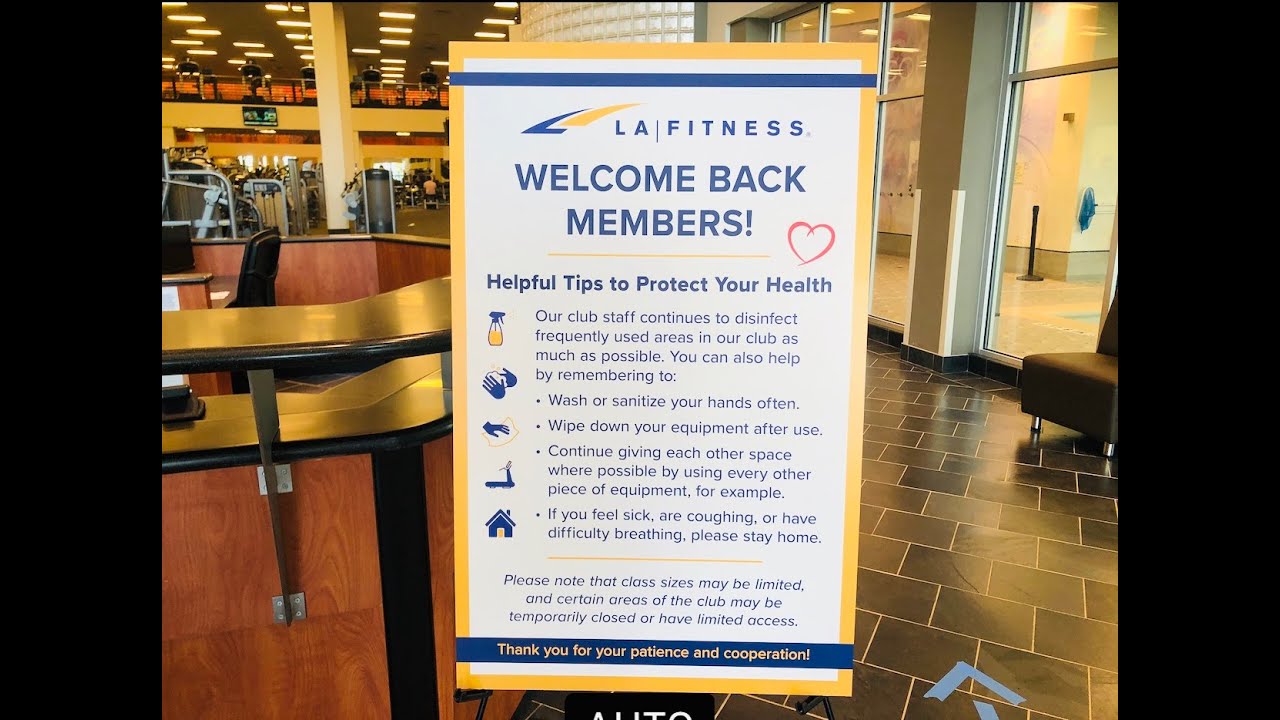 La Fitness Reopening During Pandemic