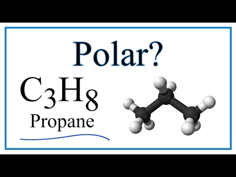 Video: Ang c3h8 ba ay polar o nonpolar?