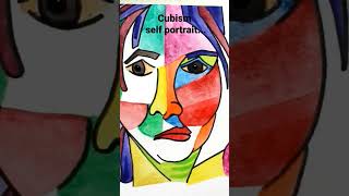 Throwback to Cubism self portrait.