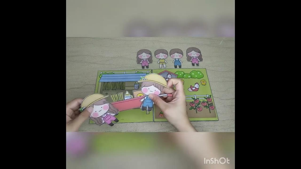 1 Kids Activities my first paperdoll (designed by Sowony playground) nursery kidstoys 