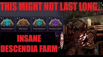 NEW BEST Vosfor Farm + All New Arcanes Max Rank VERY Fast The Old Peace Descendia Farm Guide