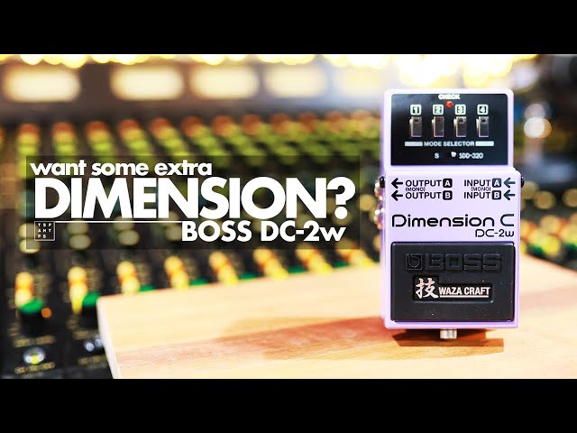 「hankook」 BOSS DC-2w Boss DC-2wthe 'make wider-er' pedal - YouTube