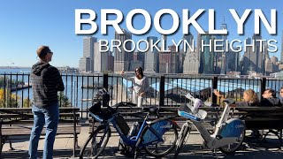 NEW YORK CITY Walking Tour [4K]  BROOKLYN  BROOKLYN HEIGHTS