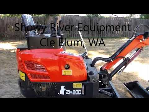 Groundhog Mini-Excavator Overview (ZH20D) - YouTube