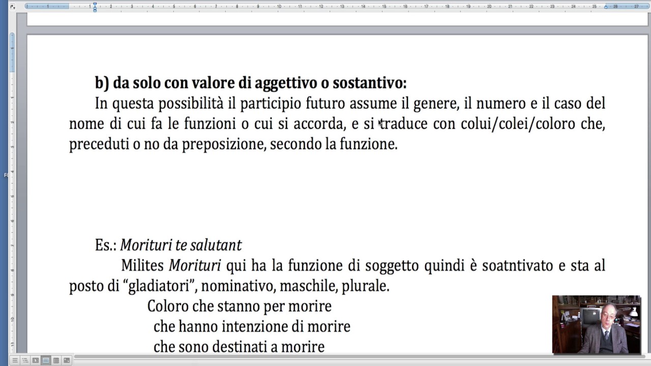 Participio Futuro Latino Come Si Traduce