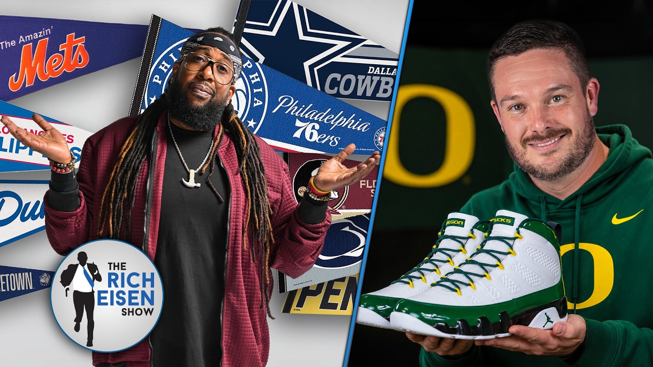 Would TJ Ditch Penn State for Some Air Jordans from Oregon HC Dan Lanning?!?! | The Rich Eisen Show