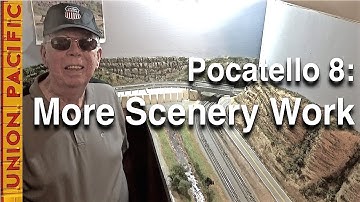 Pocatello 8: More Scenery Work on My N-Scale Layout