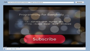 C# tutorial: How to play files audio and video in c#