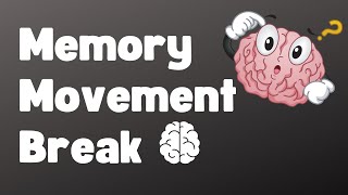 Memory Movement Break | Memory Game | Cognitive Development screenshot 5