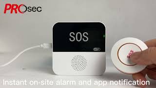 WiFi sos emergency button for elderly, easy application with notification foe smart phones screenshot 5