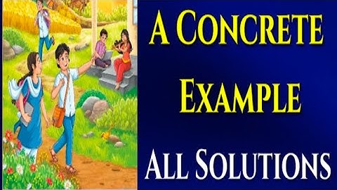 A Concrete Example | Poem | Question Answer | Poorvi Class 8 English | NCERT | Chapter 2