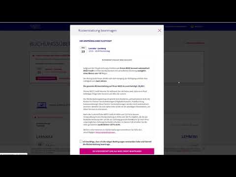 Was zu tun wenn der Flug von Wizzair  gestrichen wurde?   Kann man 120%  vom Preis  bekommen?