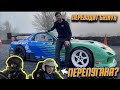 Ралли на дрифтовой RX-7 Джеймса Дина!