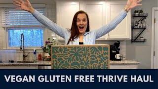 Thrive Vegan Gluten Free Grocery Haul  March 2024  Not Sponsored