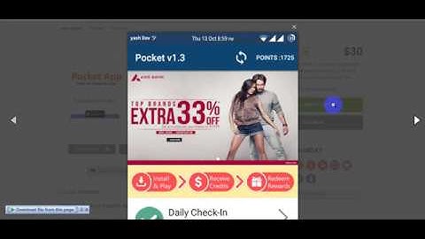 Android Rewards App and Webpanel POCKET V3 Free Download