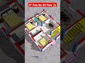 27 by 30 Ghar ka Naksha #3bedroom #homeplan #naksha #shortfeed #nakshaghar