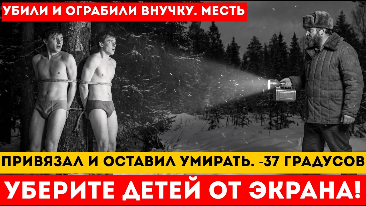 ВЫВЕЗ В ЛЕС И ОСТАВИЛ УМИРАТЬ. МИНУС 37 ГРАДУСОВ. МЕСТЬ ДАЛЬНОБОЯ ЗА ВНУЧКУ