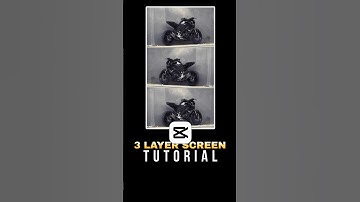 3 Layer Screen Tutorial ☺️ | Capcut Tutorial | #shorts #capcuttutorial #3layervideo #tutorial