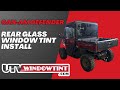 How to Install Rear Window Tint on Can-Am Defender | UTVWindowTint.com DIY Tutorial