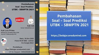 Pembahasan Prediksi Soal - Soal UTBK - SBMPTN 2021 Kuantutatif (Seri 1) screenshot 1