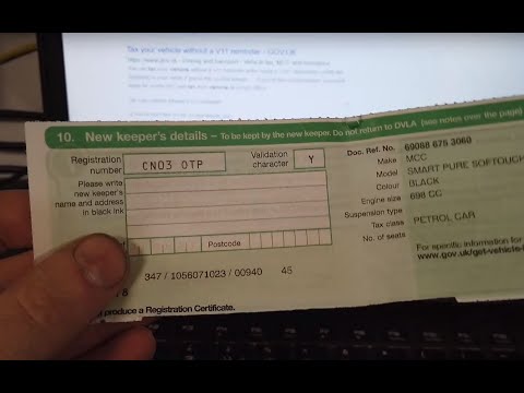 How To Tax Your New Car Online With Green Slip V5C/2 (2020) GOV.UK