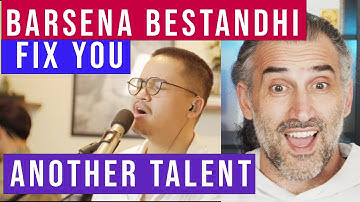 Barsena Bestandhi - Fix You (Coldplay Cover) Live Session - singer reaction
