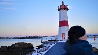 Saint Pierre et Miquelon sous la neige