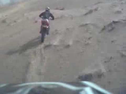 Dubai Dirt Bike Ride 22 Feb 2008 (forward view of Joe)