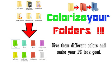 Customize folders Icon With Different Colors In Windows - Folder Colorizer