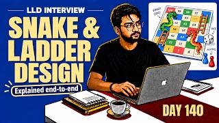 🔴 Day 140 | Snake & Ladder LLD Interview Question Explained | Java Low Level Design