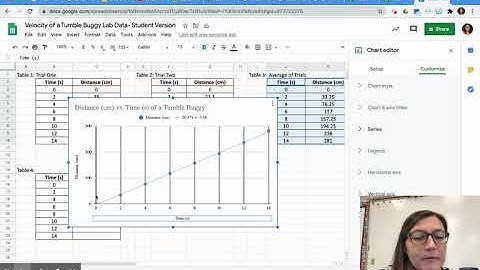 Tumble Buggy Lab: Graphing Position and Velocity v.s. Time
