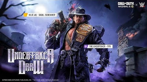 The Undertaker Draw || CODM × WWE || Exclusive Character || COD Mobile. #codm #shorts #undertaker