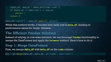 A Pandas Approach: Efficiently Populating DataFrame Columns Without Row Iteration