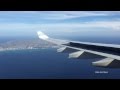 KLM Landing Aruba Reina Beatrix KL 767 Airbus A330-200 Economy